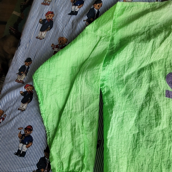 Vintage 90s surfer side surf wear pullover jacket men's xlarge - Picture 3 of 11